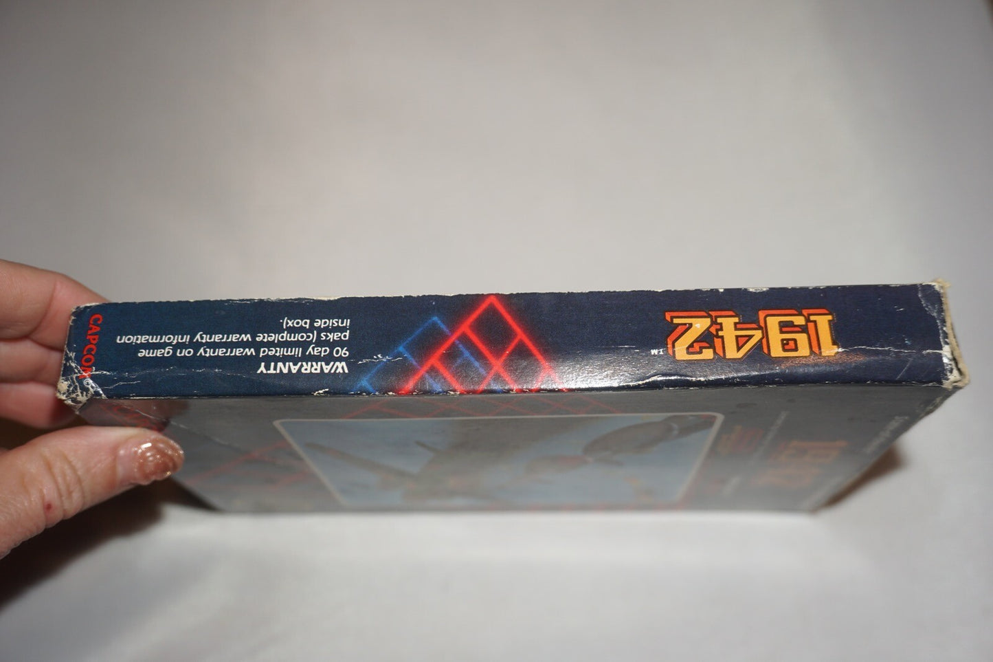 1942 HANGTAB (Nintendo NES) Complete in Box CIB First Print Non Rev A