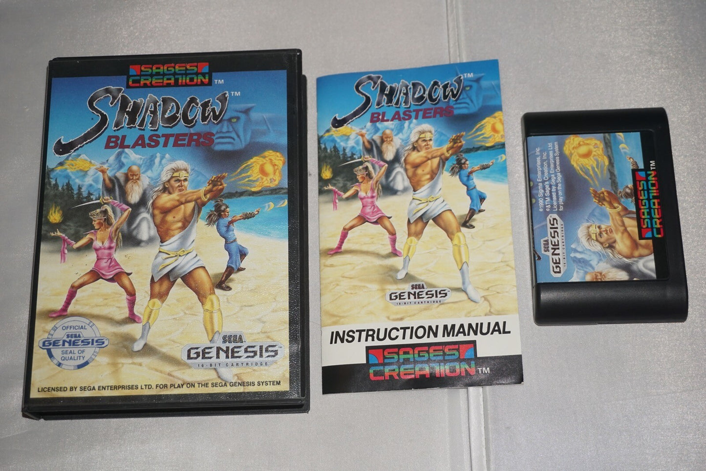 Shadow Blasters (Sega Genesis) Complete