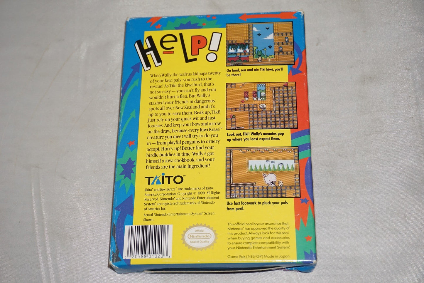 Kiwi Kraze (Nintendo NES) Complete in Box CIB