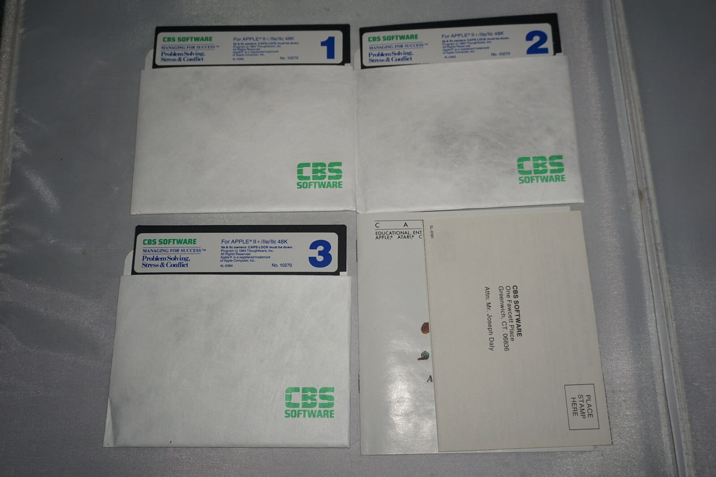 Problem Solving Stress & Conflict (Apple II 2) Complete in Box CIB