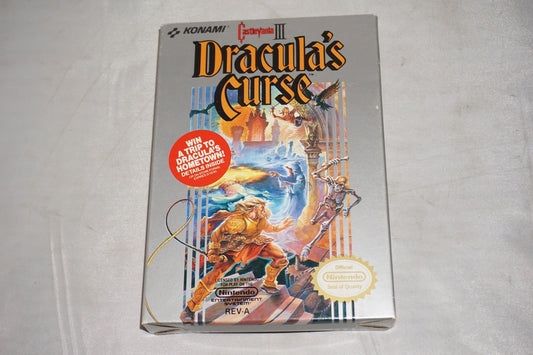 Castlevania III 3: Dracula's Curse (Nintendo NES) Complete in Box CIB