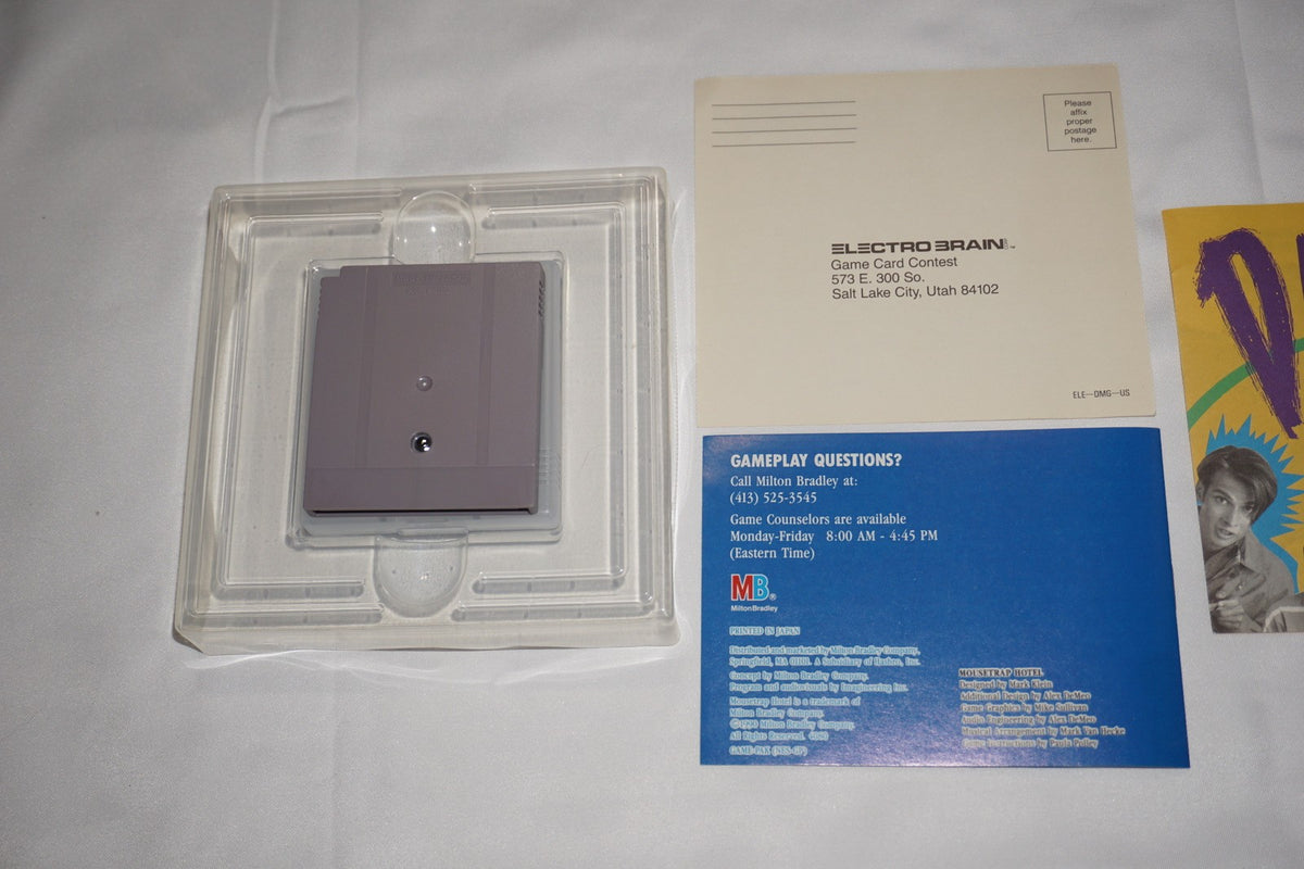 Mouse Trap Hotel (Nintendo Game Boy Gameboy) Complete in Box w/ Reg CIB