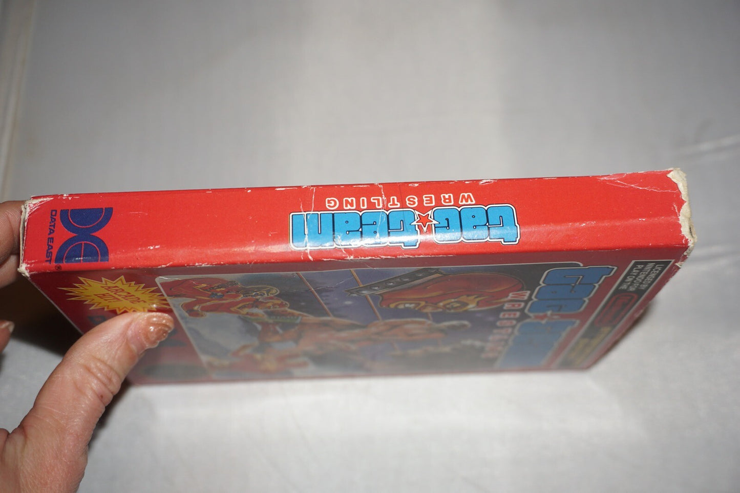 Tag Team Wrestling HANGTAB (Nintendo NES) Complete in Box CIB #2