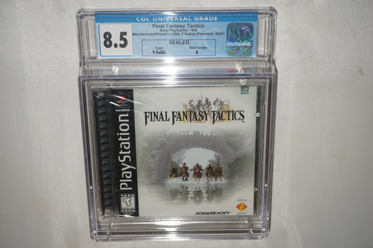 Final Fantasy Tactics ORIGINAL (Sony Playstation ps1) CGC 8.5 A NEW Sealed