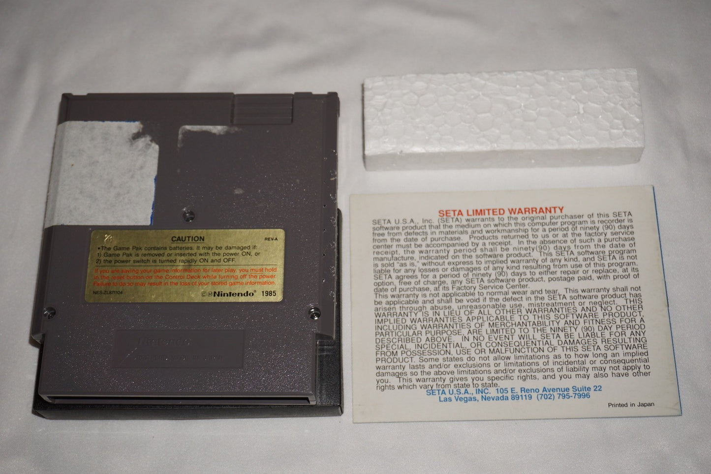 Formula One Built to Win 1 (Nintendo NES) Complete in Box CIB