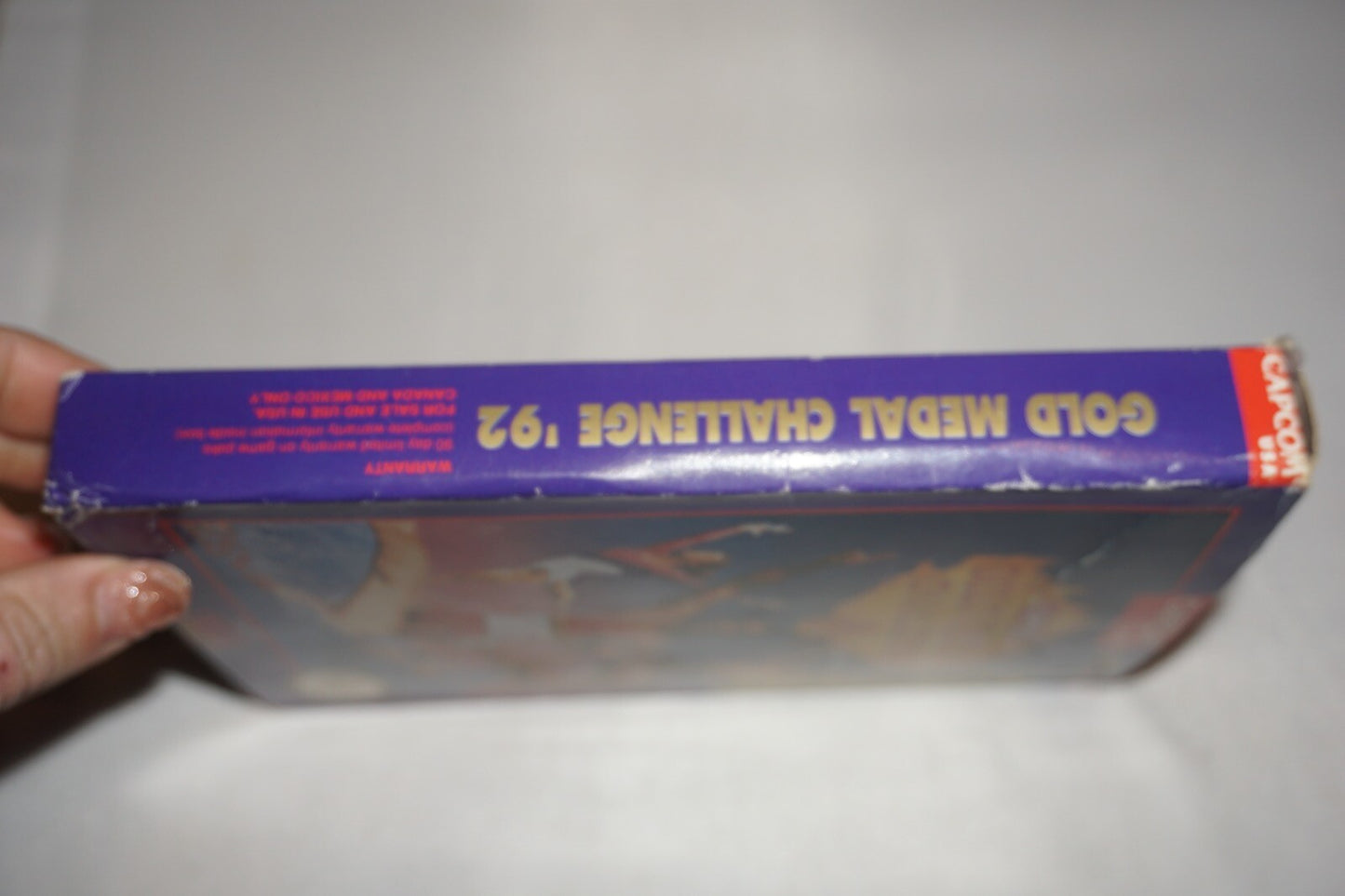 Gold Medal Challenge 92 Capcom's (Nintendo NES) Complete in Box CIB