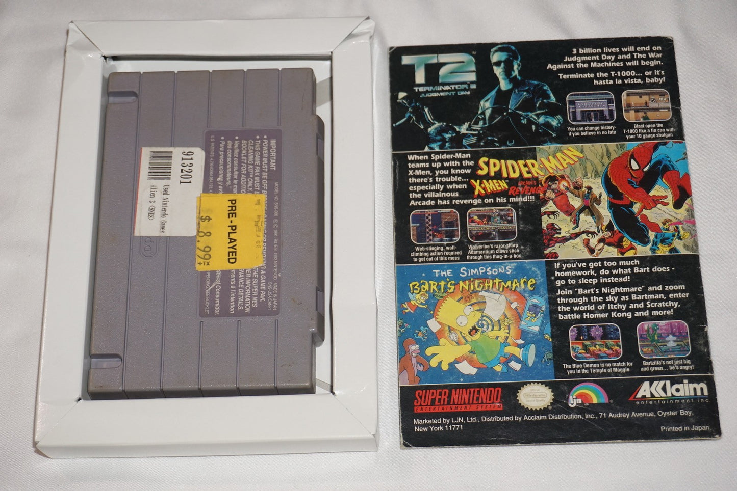 Alien 3 (Super Nintendo SNES) Complete in Box CIB
