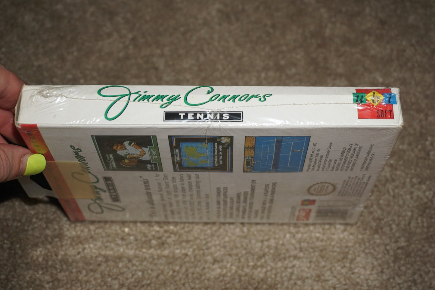 Jimmy Connors Tennis (Nintendo NES) NEW Factory Sealed