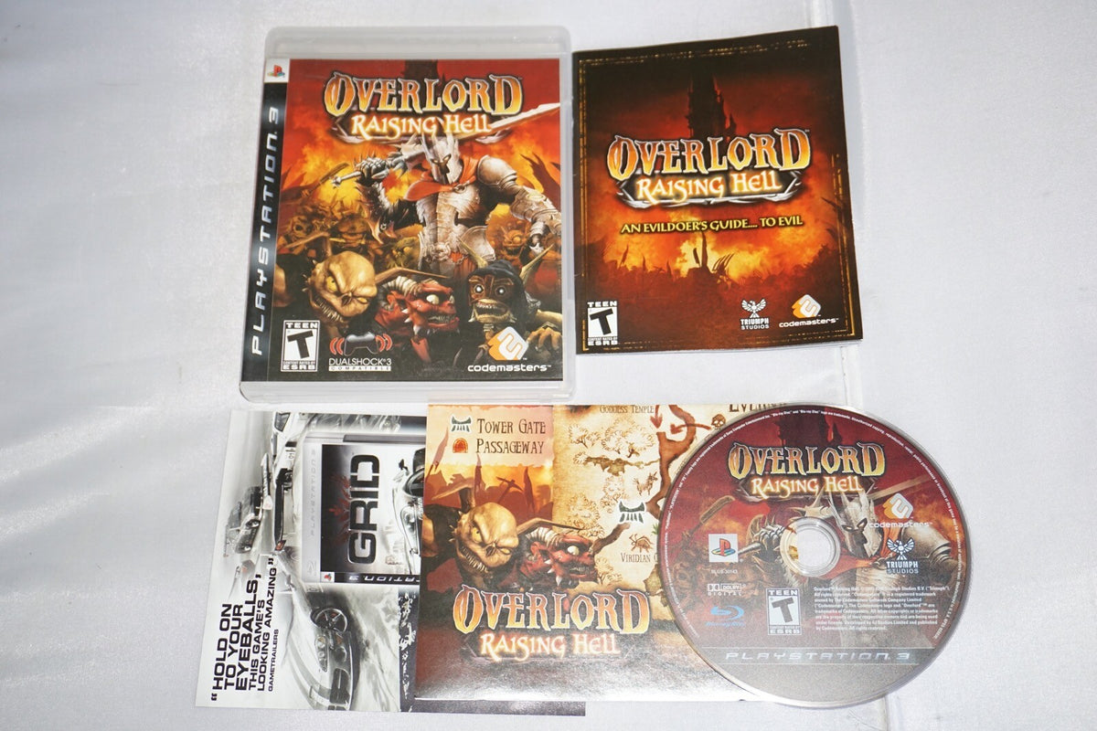 Overlord Raising Hell (Sony Playstation 3 ps3) Complete KOREAN Import