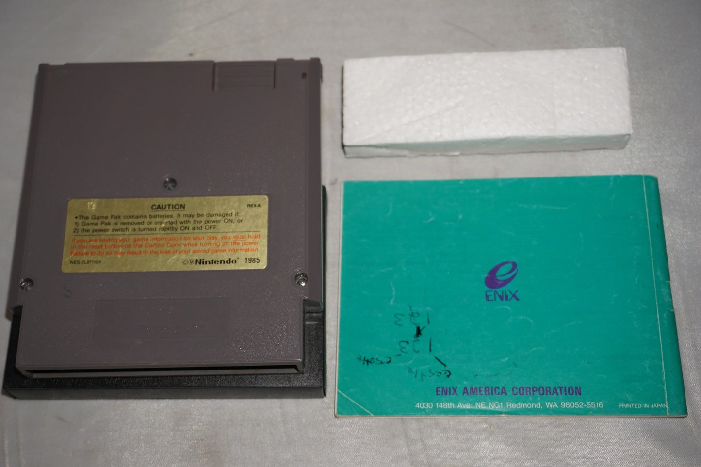 Dragon Warrior II 2 (Nintendo NES) Complete in Box CIB