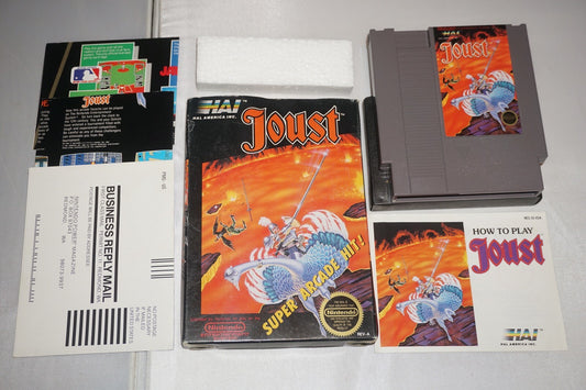 Joust (Nintendo NES) Complete in Box CIB #1