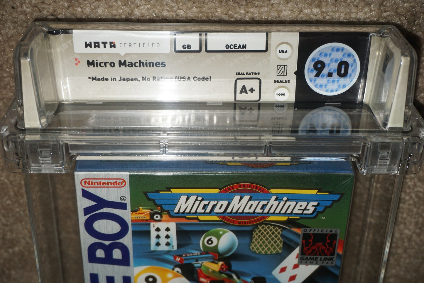 Micro Machines (Nintendo Game Boy Gameboy) WATA 9.0 A+ NEW Factory Sealed