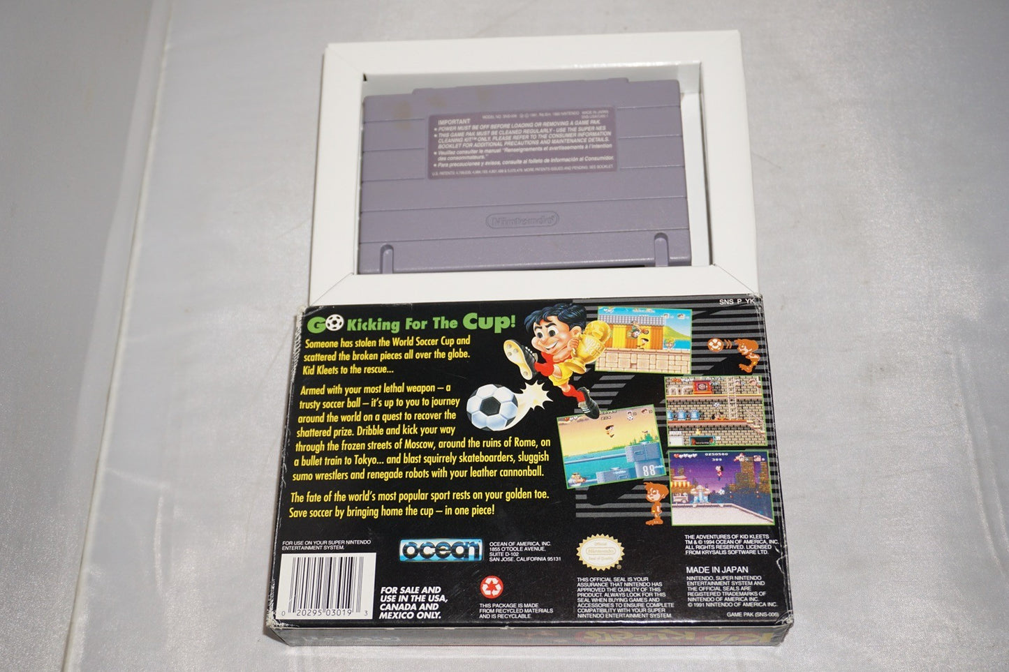 Adventures Of Kid Kleets (Super Nintendo SNES) with Box No Manual