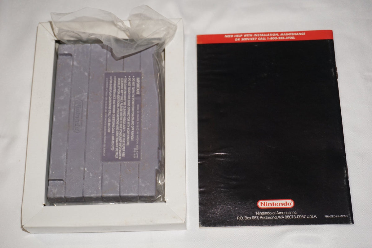 F Zero (Super Nintendo SNES) Complete in Box CIB