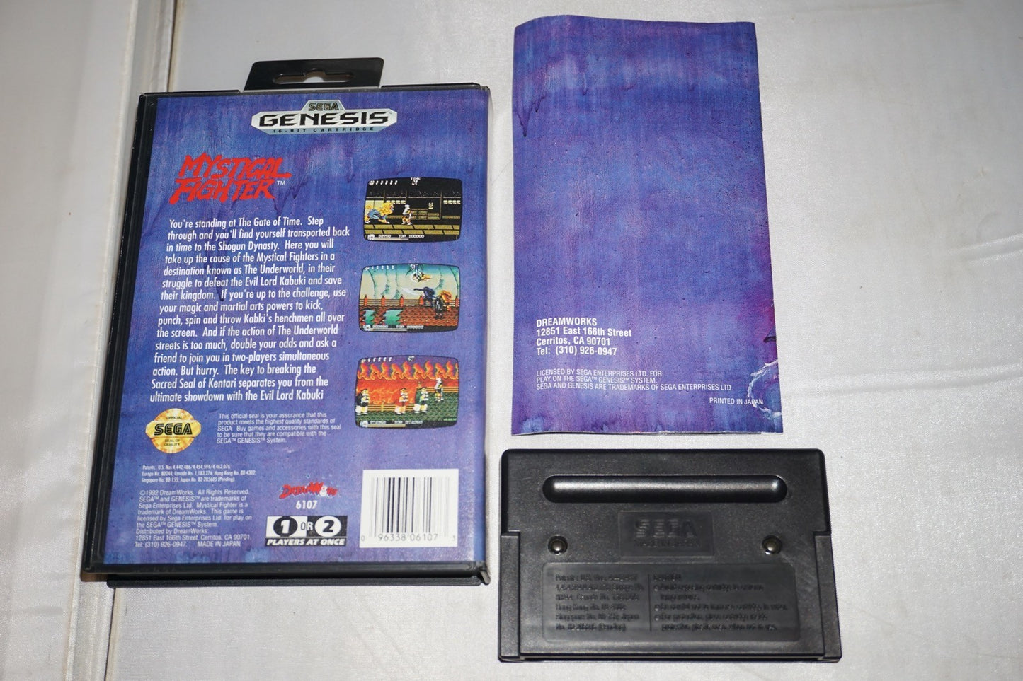 Mystical Fighter (Sega Genesis) Complete