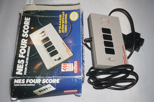 4 Four Score Multi Player Adapter (Nintendo NES) with Box Official OEM
