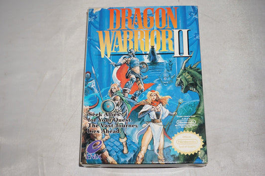 Dragon Warrior II 2 (Nintendo NES) Complete in Box CIB