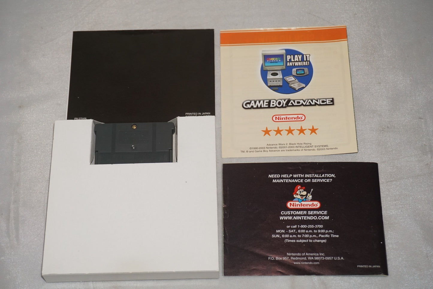 Advance Wars 2 (Gameboy Advance GBA Game Boy) Complete CIB Authentic