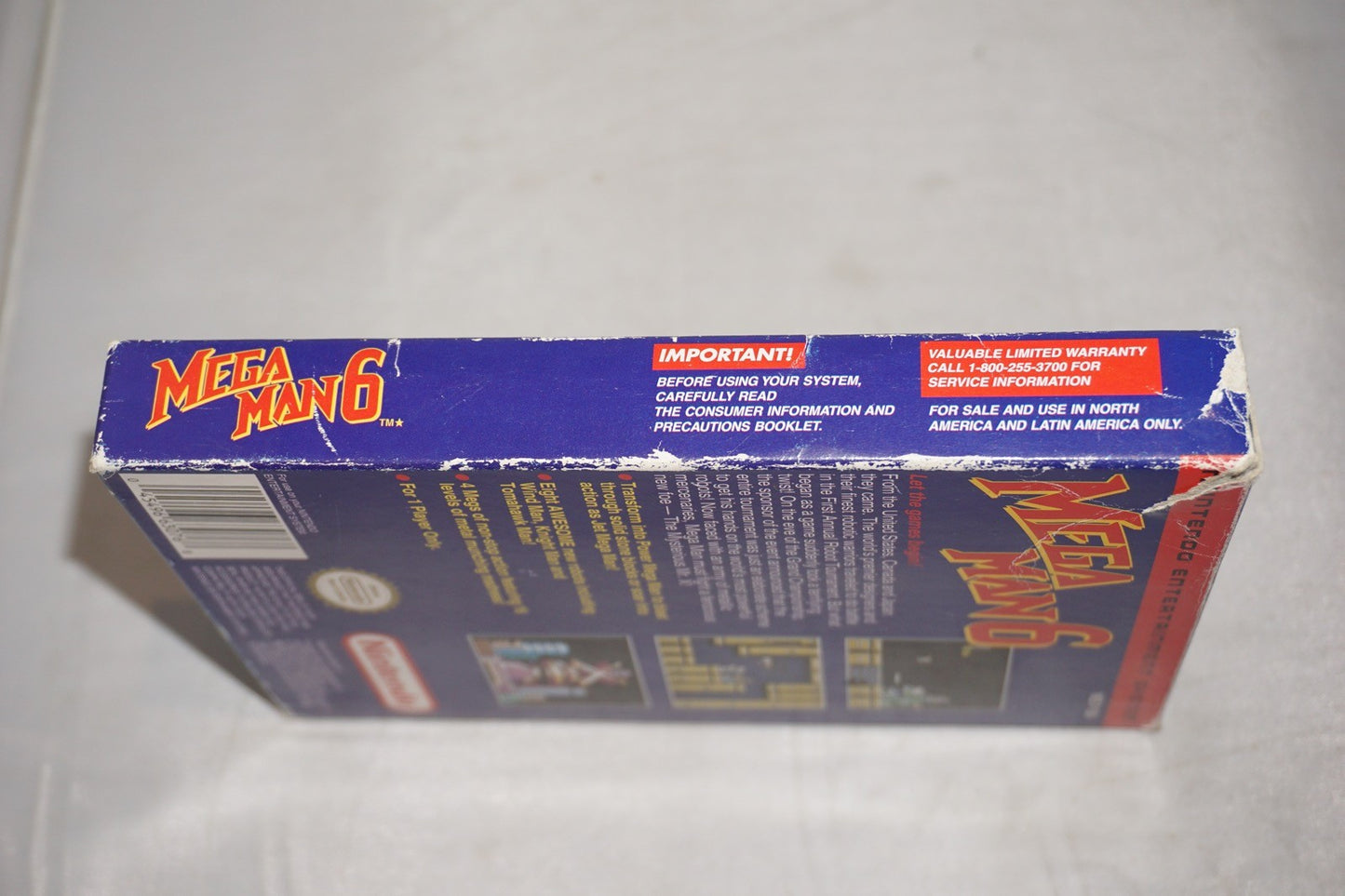 Mega Man 6 (Nintendo NES) Complete in Box w/ Reg Card CIB