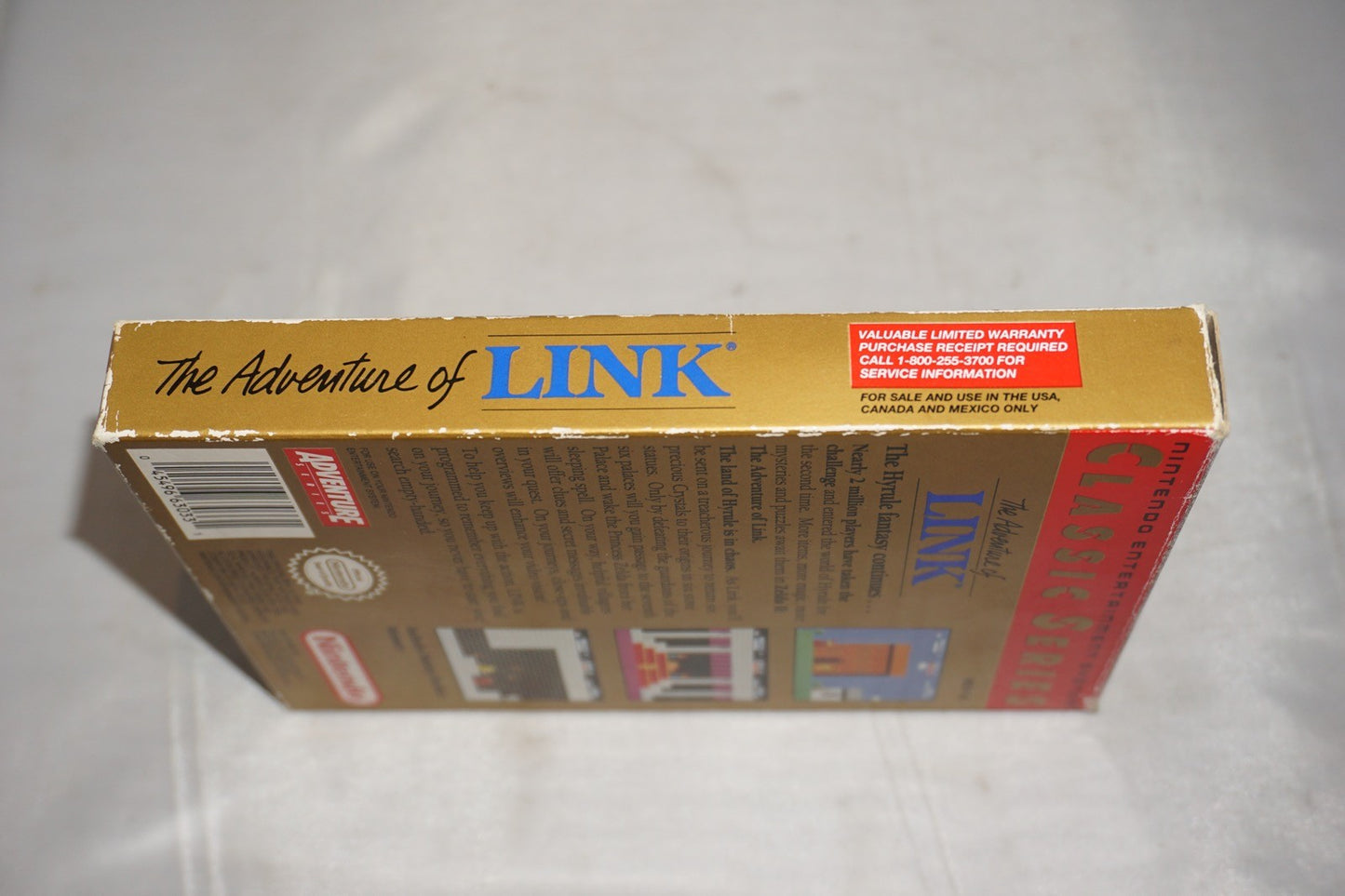 Adventures Of Link Zelda II 2 (Nintendo NES) Complete in Box CIB