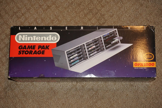 GPX 1500 Laserline Game Pak Storage Case (Nintendo NES) w/ Box Vintage Official