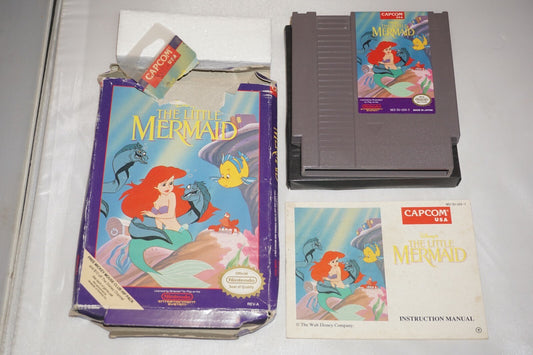 Little Mermaid (Nintendo NES) Complete in Box CIB