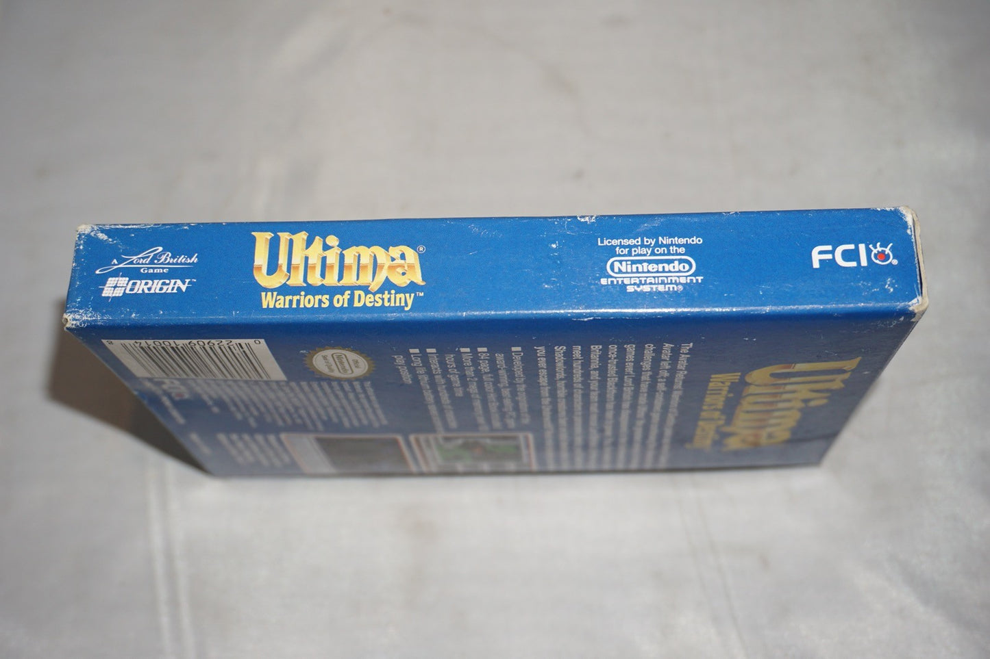 Ultima Warriors Of Destiny (Nintendo NES) Complete in Box w/ Map CIB