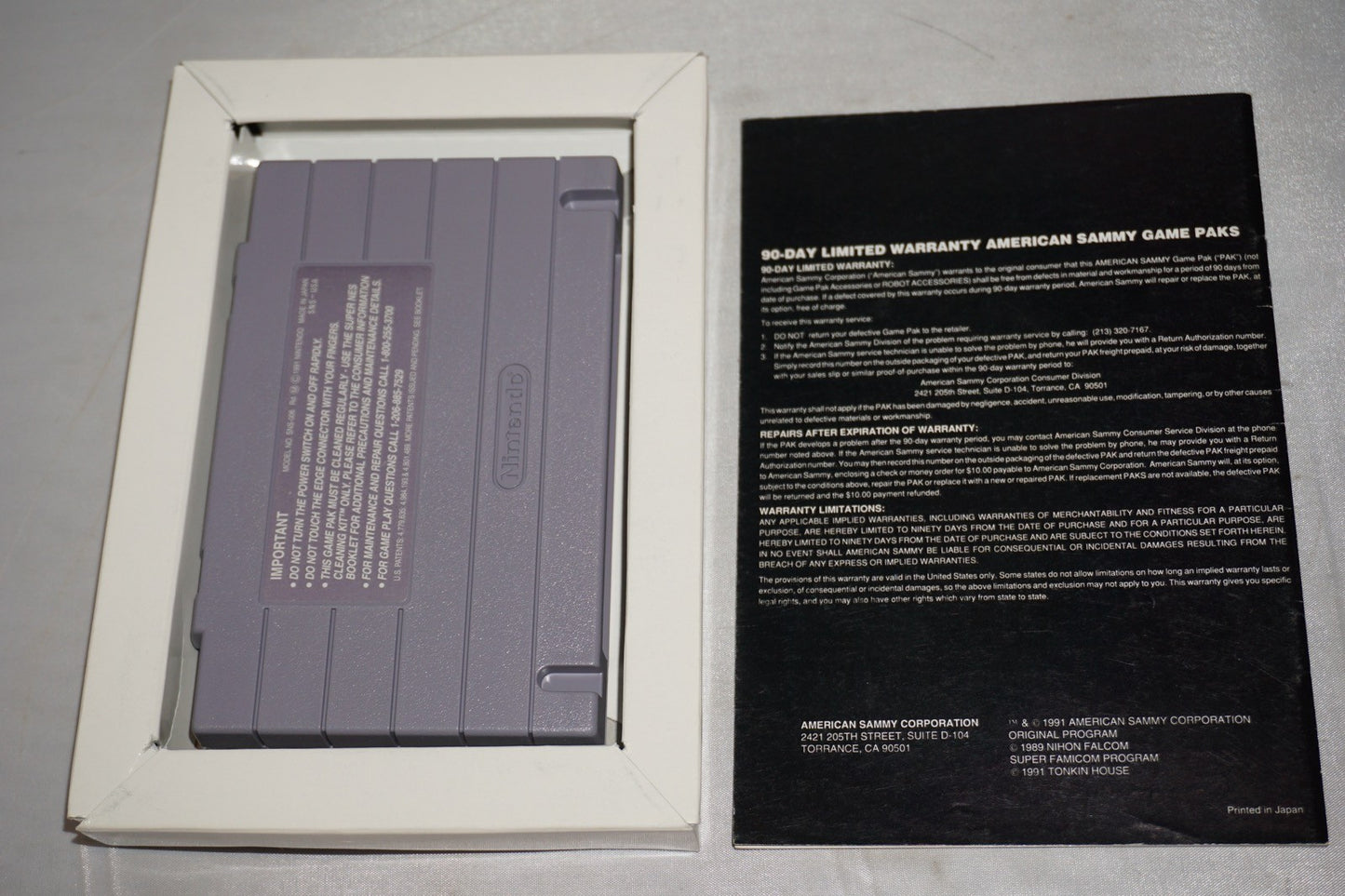 Ys III: Wanderers From Y's (Super Nintendo SNES) Complete in Box CIB