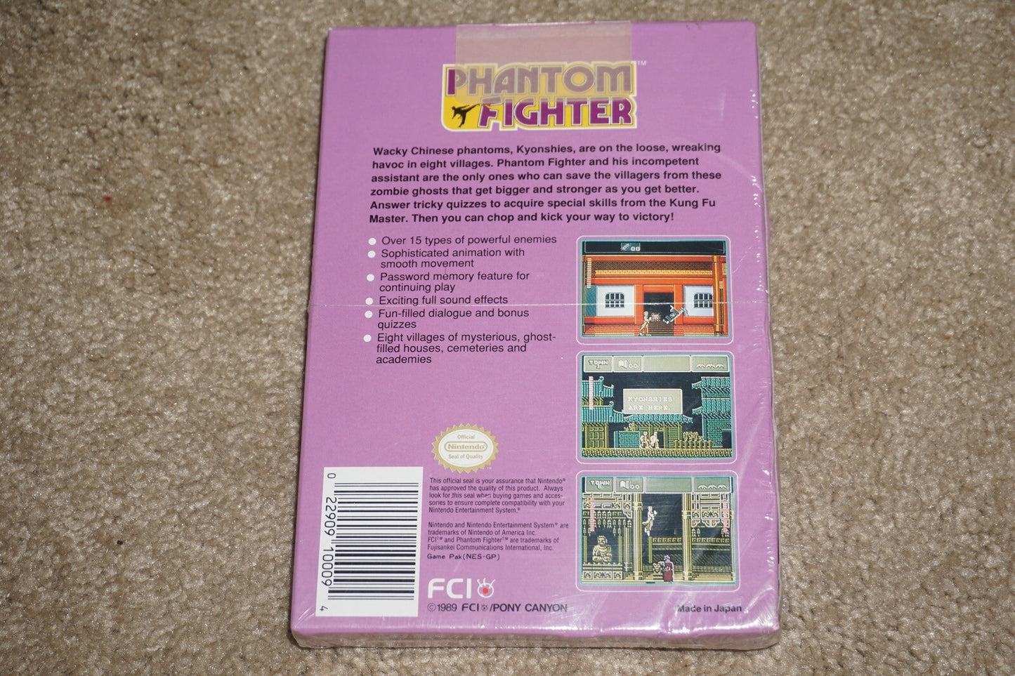 Phantom Fighter (Nintendo NES) NEW Factory Sealed