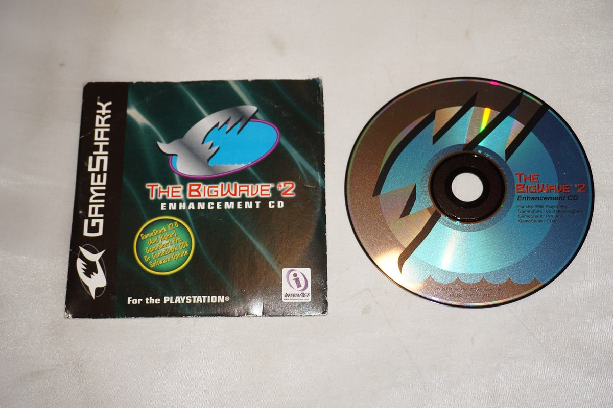 BigWave 2 Enhancement CD Gameshark (Sony Playstation 1 ps1) with Sleeve