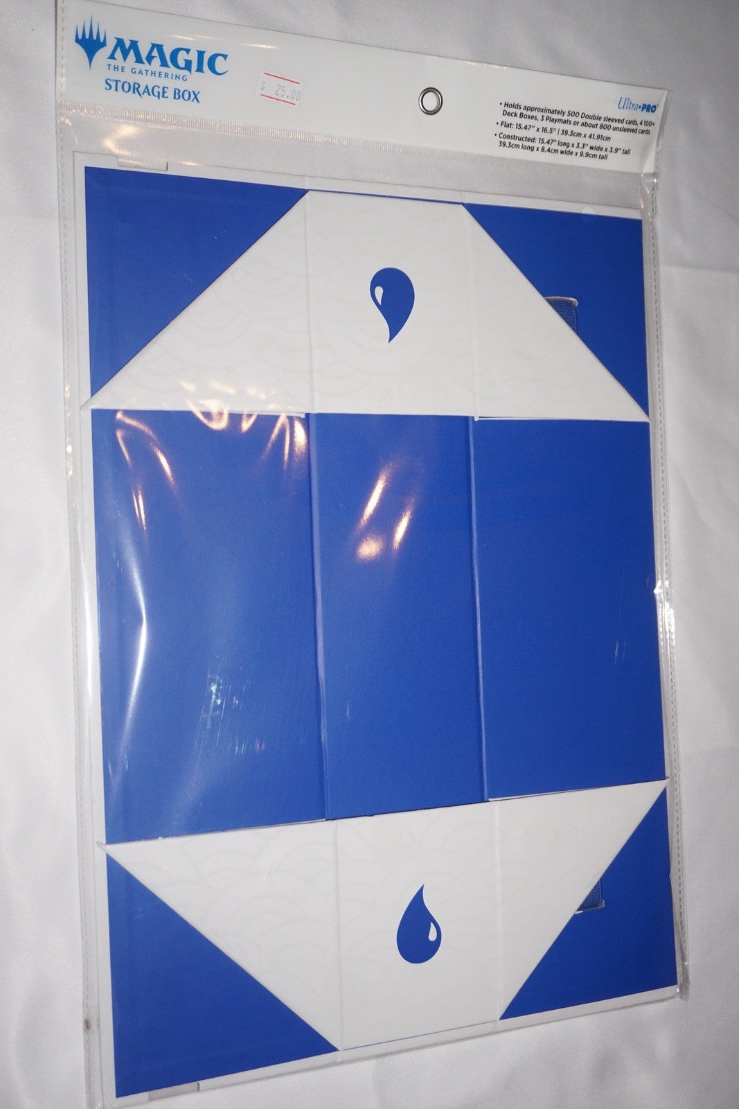 Magic the Gathering Mtg Flat Storage Box Mana 8 Island NEW