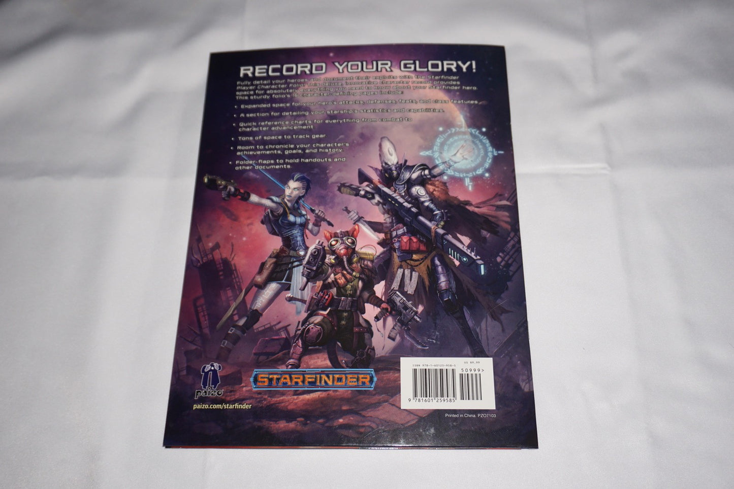 Starfinder Player Character Folio NEW Sealed