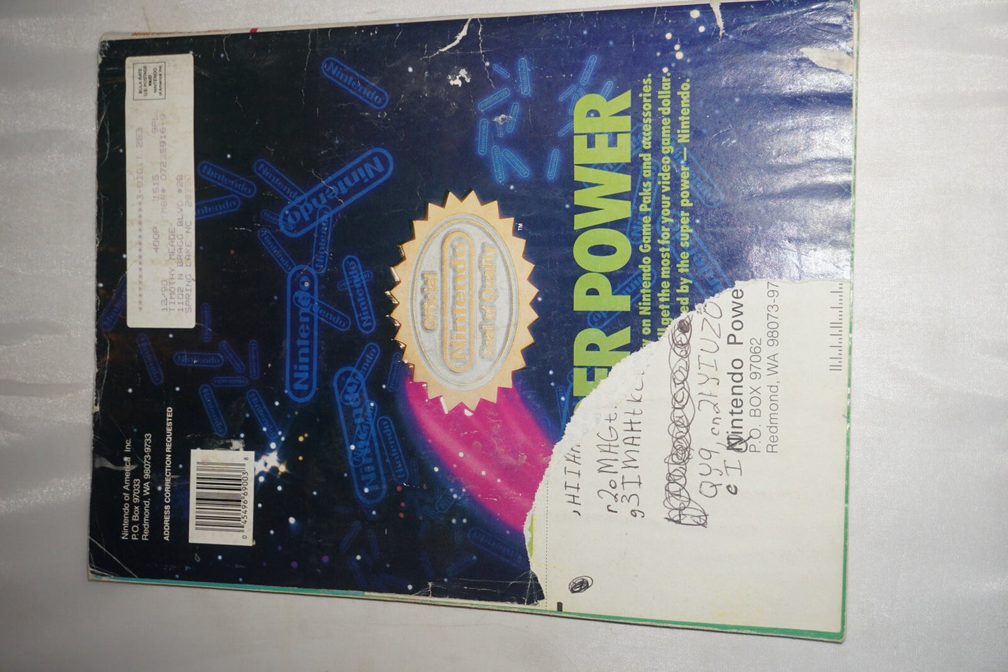 January/February 1990 Batman Nintendo Power Magazine #5 Map