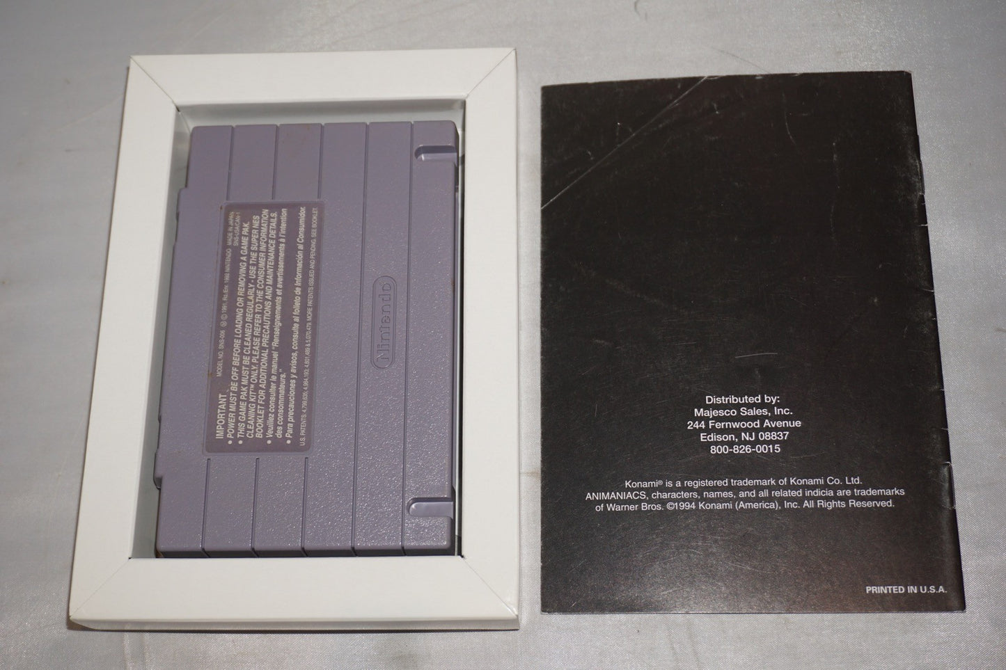 Animaniacs (Super Nintendo SNES) Complete in Box CIB