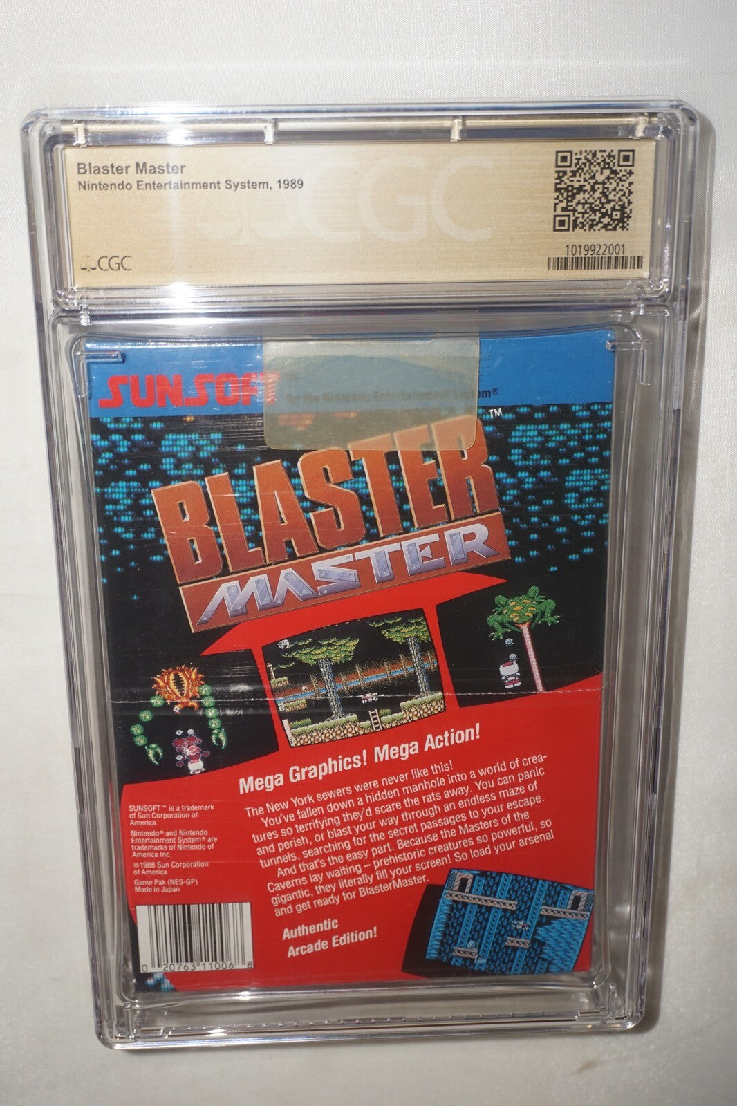 Blaster Master Oval (Nintendo NES) CGC 9.4 A+ NEW Sealed
