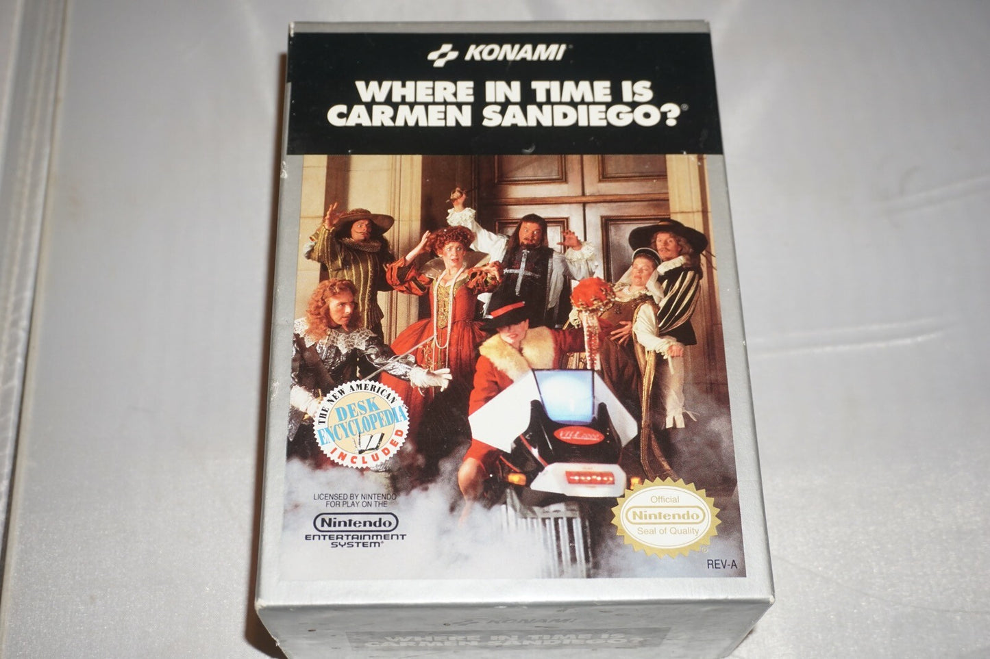 Where In Time Is Carmen Sandiego (Nintendo NES) Complete in Box CIB Near Mint