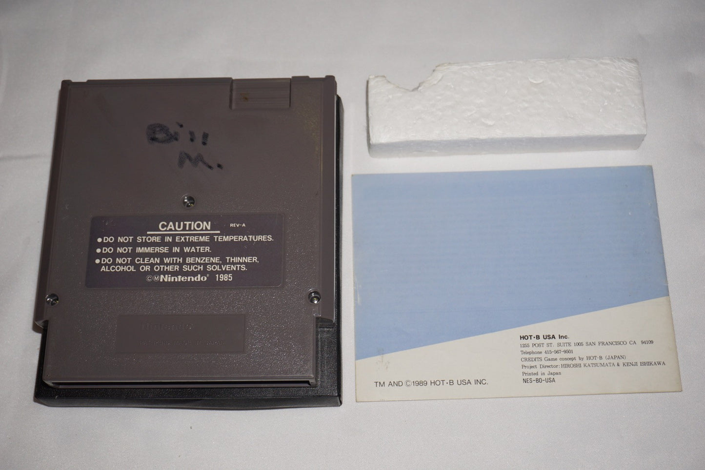 Black Bass (Nintendo NES) Complete in Box CIB