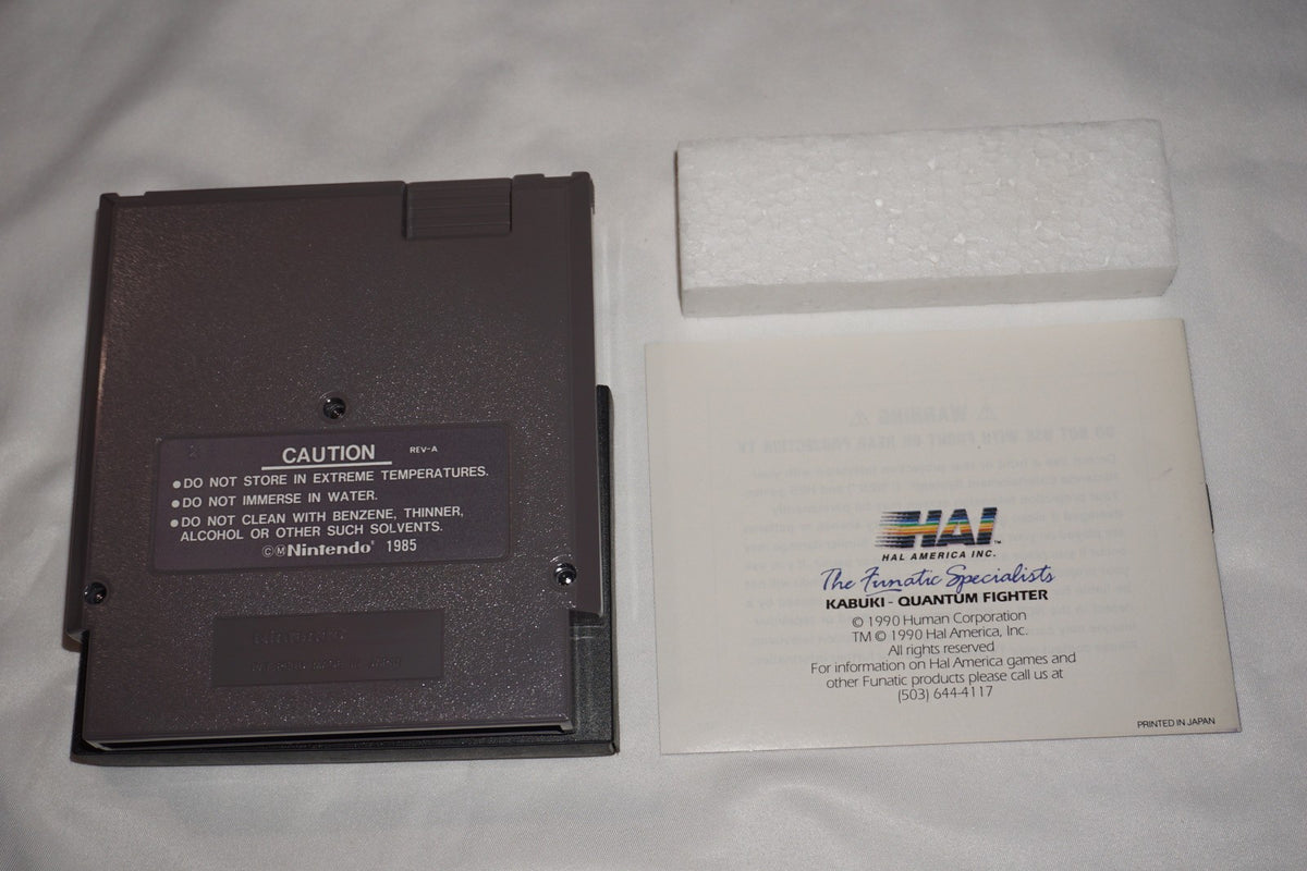 Kabuki Quantum Fighter (Nintendo NES) Complete in Box CIB