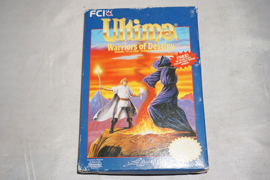 Ultima Warriors Of Destiny (Nintendo NES) Complete in Box w/ Map CIB