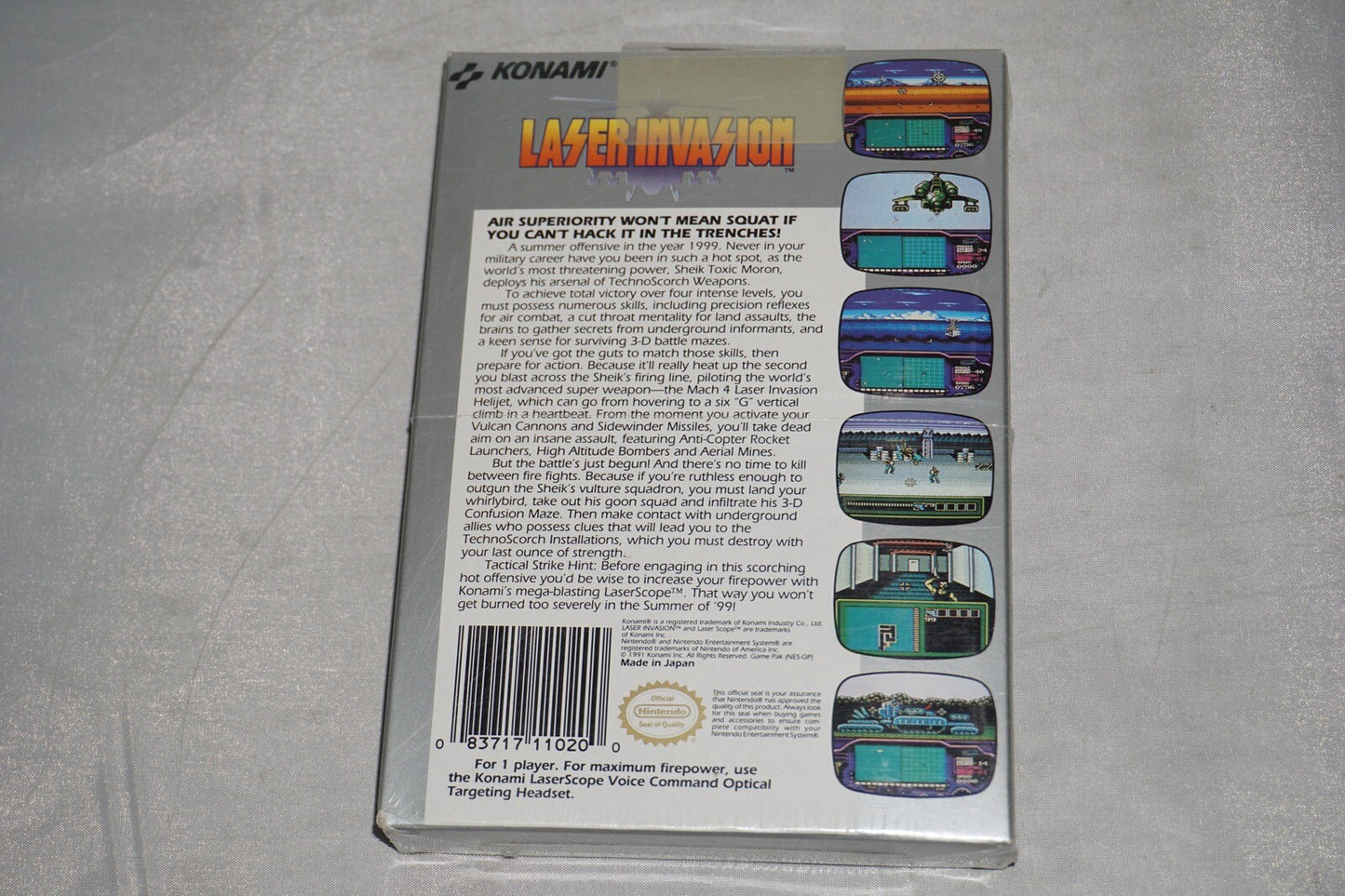 Laser Invasion (Nintendo NES) NEW Factory Sealed