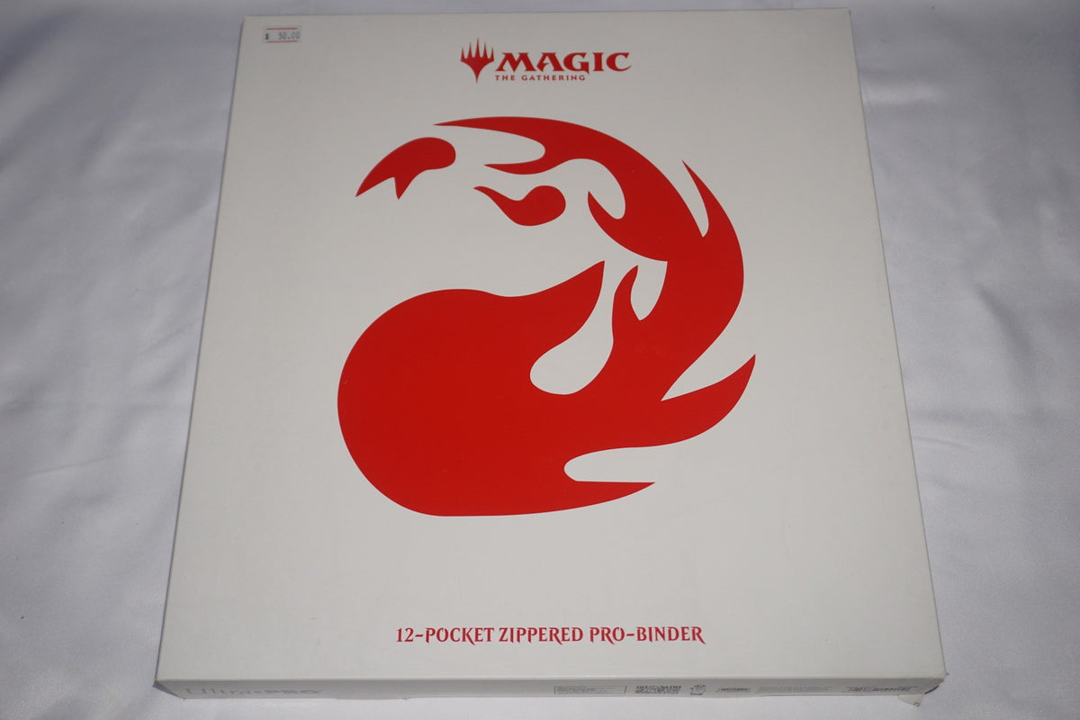 Ultra Pro Zippered Pro Binder 12-Pocket Magic the Gathering Mana 8 Mountain NEW