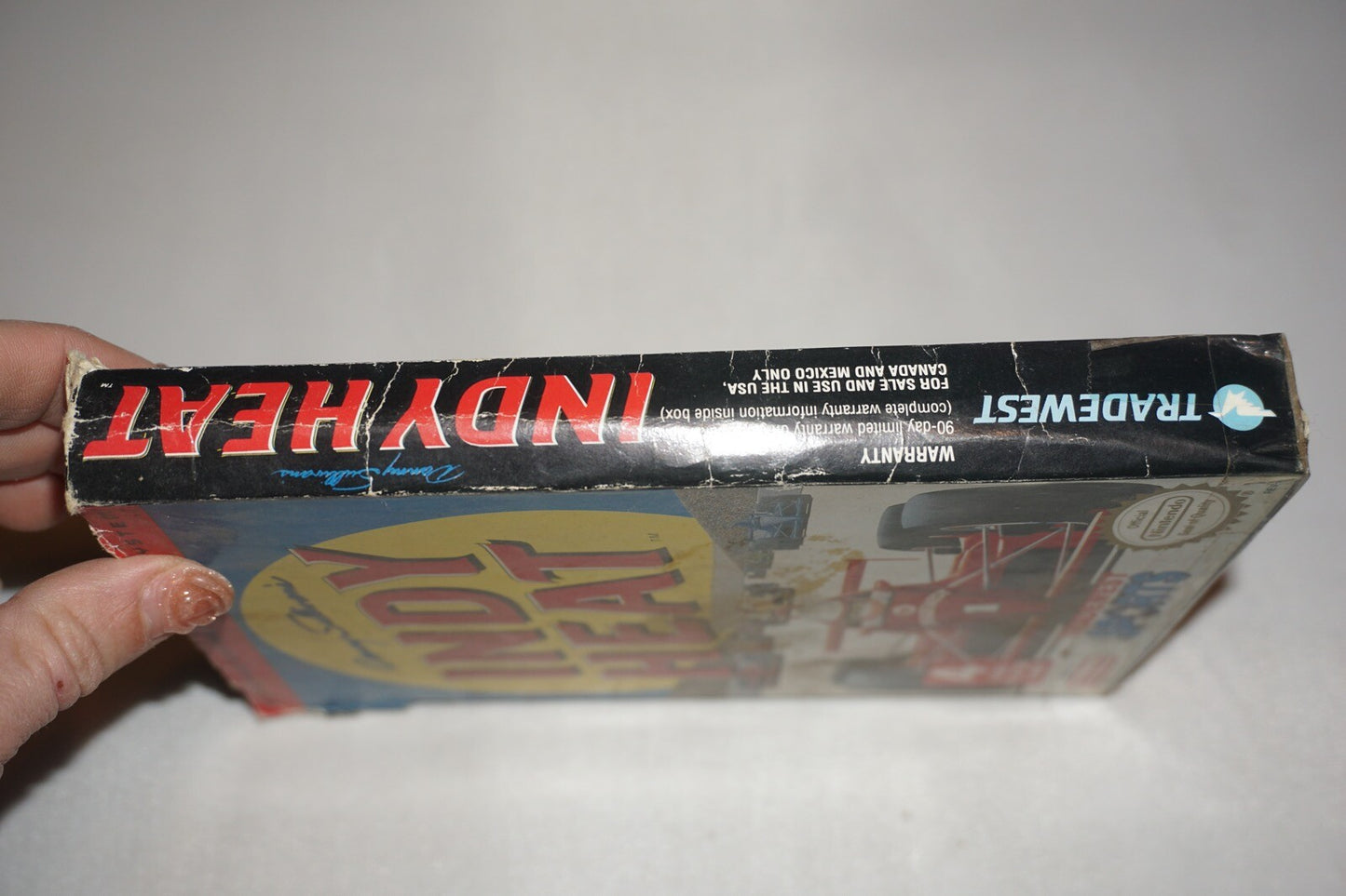 Danny Sullivan's Indy Heat (Nintendo NES) Complete in Box CIB