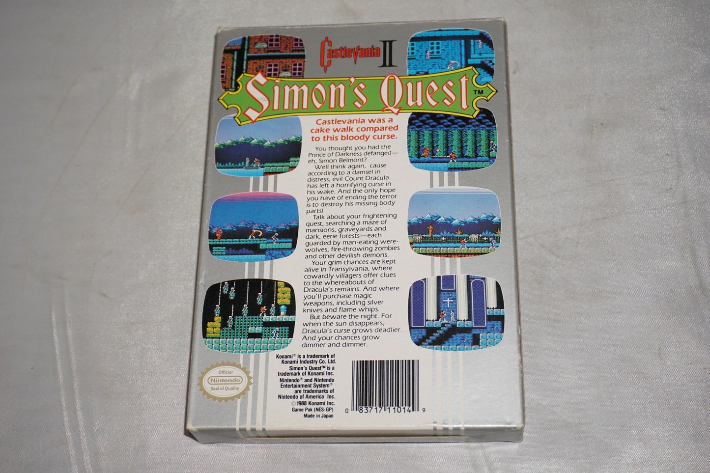 Castlevania II Simon's Quest 2 (Nintendo NES) Complete in Box CIB