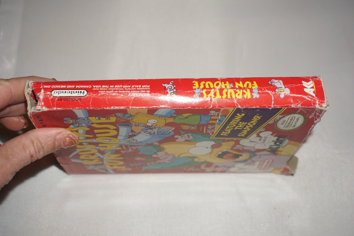 Krusty's Fun House (Nintendo NES) Complete in Box CIB