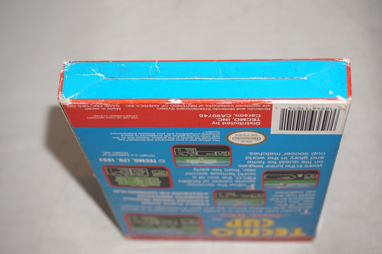 Tecmo Cup (Nintendo NES) with Box No Manual