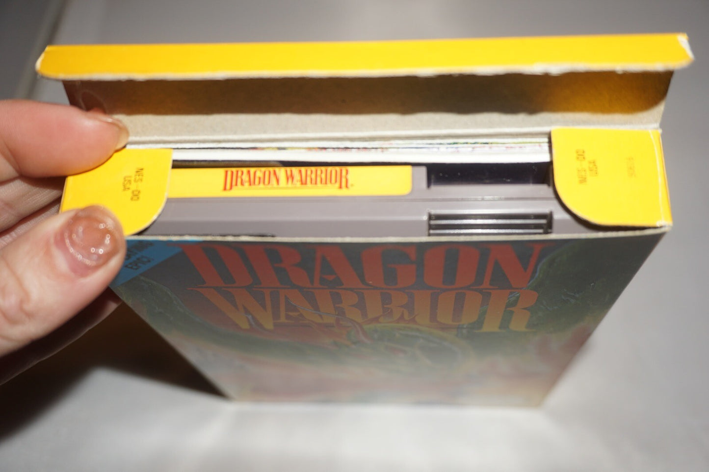 Dragon Warrior 1 (Nintendo NES) Complete in Box CIB Near Mint 1HP 1st Print #1