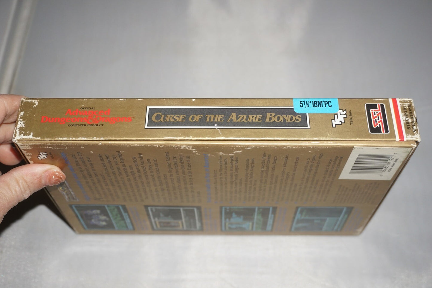 Advanced Dungeons & Dragons Curse of Azure Bonds (PC IBM) Complete in Box CIB