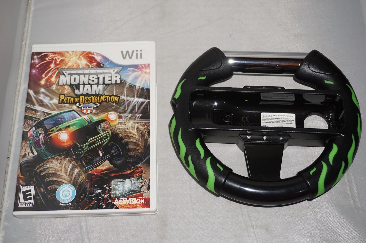 Monster Jam Path of Destruction (Nintendo Wii) Complete in Box CIB