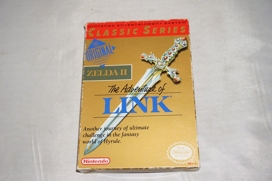 Adventures Of Link Zelda II 2 (Nintendo NES) Complete in Box CIB