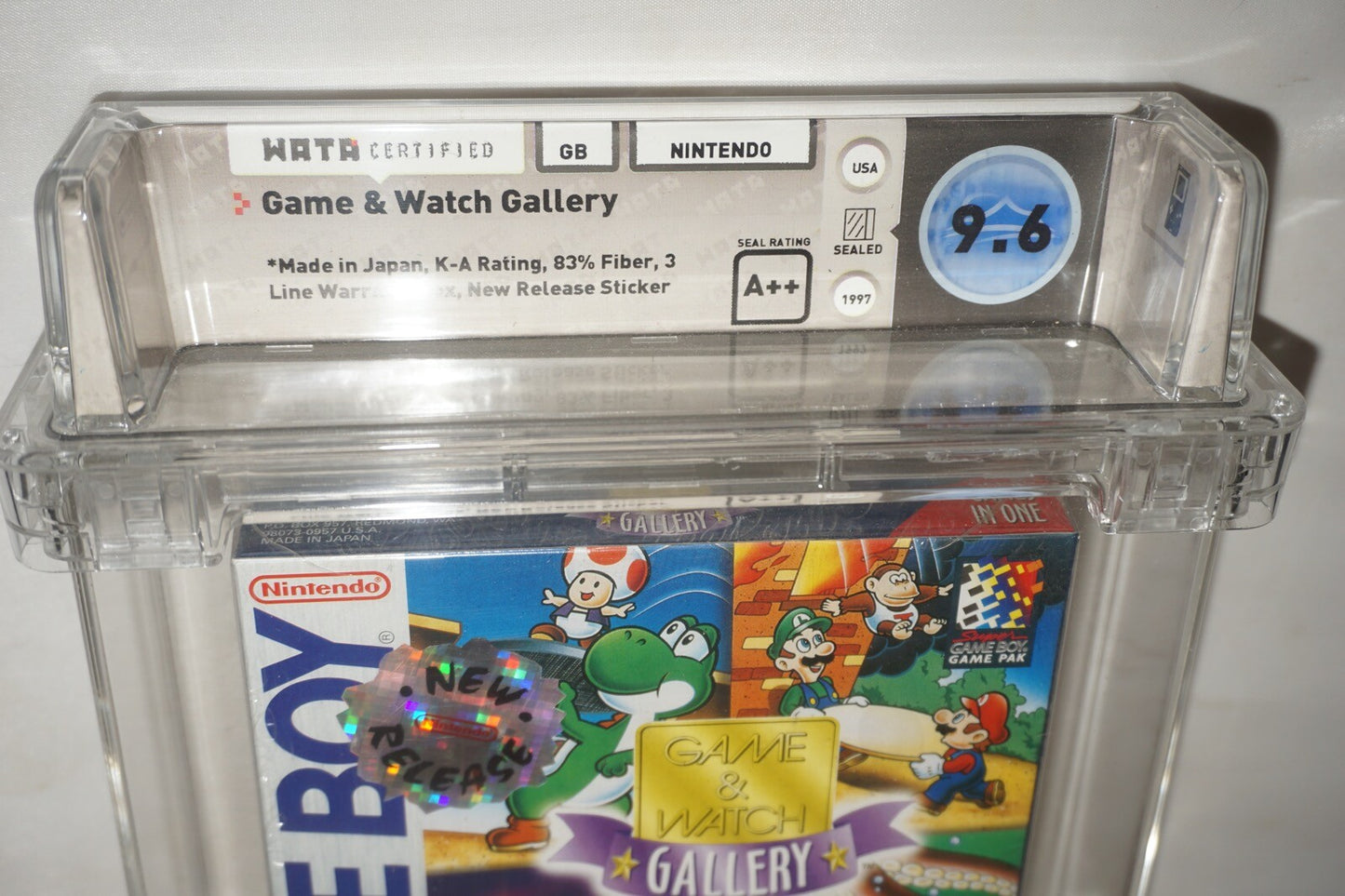 Game & Watch Gallery (Nintendo Gameboy Game Boy) NEW Sealed WATA 9.6 A++